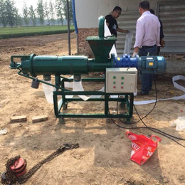 广西南宁猪粪固液分离机 猪粪便脱水机 鸡粪干湿分离设备