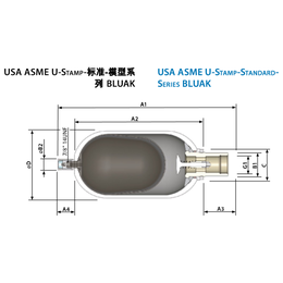 罗特USA ASME标准系列皮囊式蓄能器