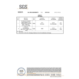 SGS检测认证证书