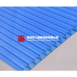 邯郸蓝色阳光板 邢台蓝色PC阳光板 保定蓝色中空阳光板批发