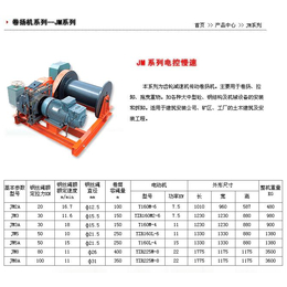 JM慢速卷扬机