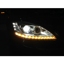 奔驰S350 W221车灯老款改装升级新款氙气LED大灯