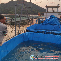 耐晒广州防水帆布加工户外泳池 防渗水涂层布料蓄水帆布鱼池