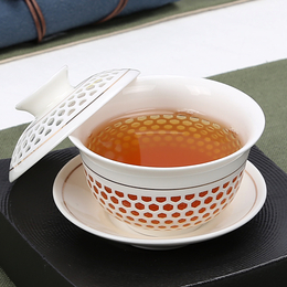 陶瓷家用红茶功夫茶具套装订做定制懒人青花茶杯子整套泡茶器