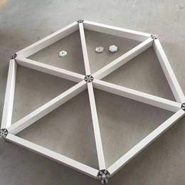 铝合金天花 六角型铝格栅 XU型三角型铝格栅