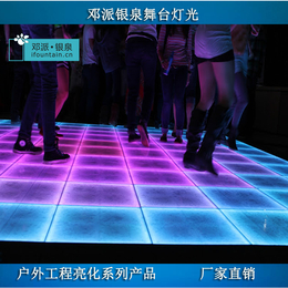 LED感应地砖灯草坪地埋灯发光砖广场互动灯 舞台酒吧*地板