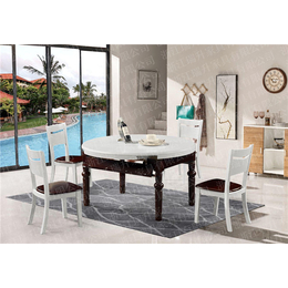 厦门橡胶木餐桌,瑞升餐桌椅款式齐全,中式橡胶木餐桌品牌加盟
