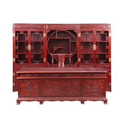浙江红木办公桌、福隆堂，价格透明、红木办公桌去哪买