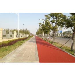 彩色沥青混凝土路面做法,北京鲁人景观,重庆彩色沥青