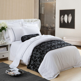 哈尔滨酒店床上用品销售酒店房间床上用品布置