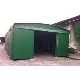 合肥中盛厂家*安装大型仓库蓬移动帆布帐篷可伸缩式雨棚