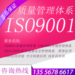 ISO9001质量管理体系认证....