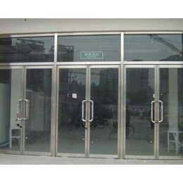 电动玻璃门生产厂家、迎泽区电动玻璃门、诚信门窗