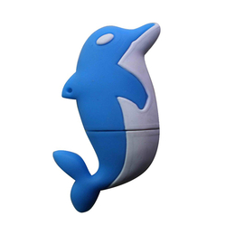 PVC软胶卡通U盘定制 个性创意海豚优盘缩略图
