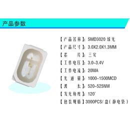 深圳厂家销售LED3020绿光贴片