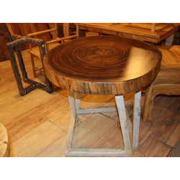 古韵堂榆木家具(图)、仿古老榆木圆桌定做、仿古老榆木圆桌