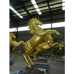 广场大型铜马雕像|河北铜马制造厂|曲靖铜马