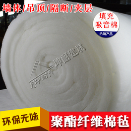 珠海****环保普通酯纤维棉板 白色无味环保棉板墙体填充隔音棉板