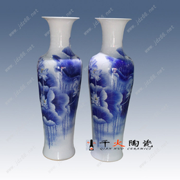 景德镇手绘陶瓷大花瓶批发厂家陶瓷花瓶图片