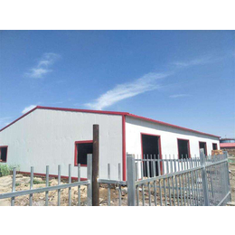 内蒙古赤峰焊接式低价供应岩棉复合板彩钢房