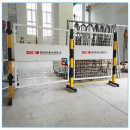 重庆电厂安全隔离网  电厂检修安全围栏网 移动双面LOGO板