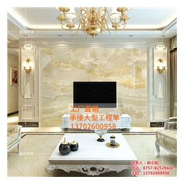 中式背景墙装饰、梅州中式背景墙、瓷尚印象建材