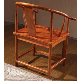 现代中式官帽椅 实木复古休闲太师椅