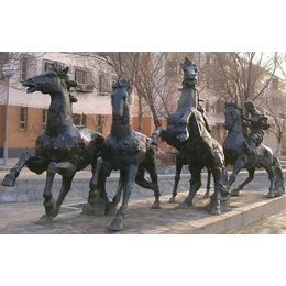 海南阿波罗战车雕塑,恒保发铜雕,小区阿波罗战车雕塑
