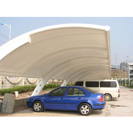 上海****定做停车棚膜结构汽车遮阳棚设计自行车棚定做
