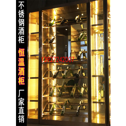 西藏不锈钢酒柜,钢之源金属制品(图),不锈钢玻璃酒柜