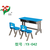 哈尔滨塑钢课桌椅 学生课桌椅 学前班双人课桌椅缩略图2