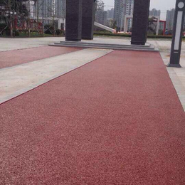 南京彩色透水混凝土|一添地坪|彩色透水混凝土