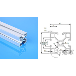 4040欧标铝型材直角轻型铝型材框架组装铝型材配件批发