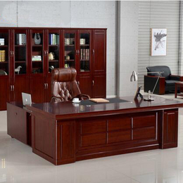 办公家具大班台老板桌椅总裁桌经理主管办公桌贴实木木皮烤漆