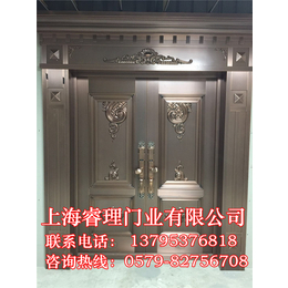 上海睿理门业有限公司(图)、户外铜门批发、山东户外铜门