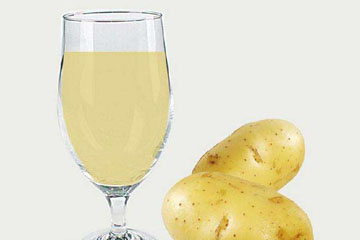 鲜榨土豆汁方法与功效