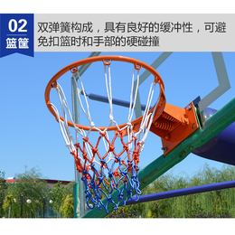 南宁地埋式篮球架配钢化玻璃篮板 南宁飞跃体育专营店