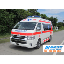 进口丰田大海狮高顶汽油监护型救护车