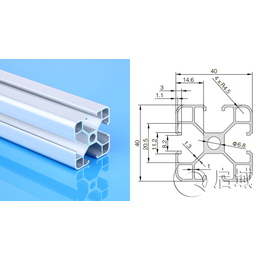 供应欧标4040铝型材定制铝型材机架****切割