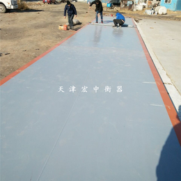 甘肃酒泉工地用地磅承重120吨3.2x16m