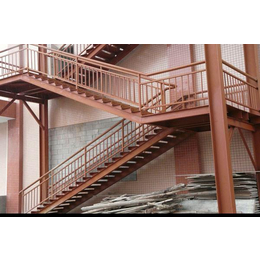 南京得力嘉装饰工程(图)、钢架消防梯、钢架