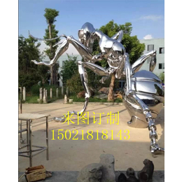 上海塑景雕塑订制不锈钢蚂蚁雕塑户外广场景观摆件来图订制