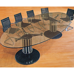 定制办公家具钢化玻璃现代会议桌 小型开会桌厂家*