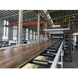 SPC塑胶地板设备 |SPC塑胶地板生产线|金韦尔机械