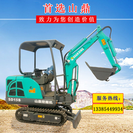 山东小型挖掘机多少钱  微型1.5吨小挖机 轮式挖掘机价格