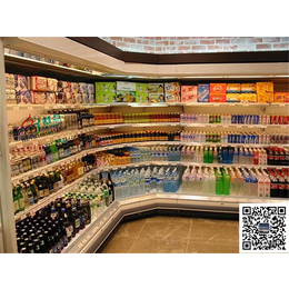 超市转角风幕柜 水果保鲜柜 饮料发酵乳酸奶冷藏柜 全国联保