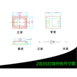 *发射管2835 940NM贴片灯珠鼎元双芯12MIL封装