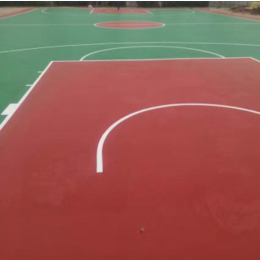 陕西塑胶篮球场|西安康特塑胶|塑胶篮球场施工