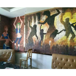 杭州墙绘、美馨墙绘、餐厅墙绘