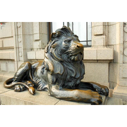 大型铜狮子铸造厂家,黄冈铜狮子,恩泽雕塑(查看)